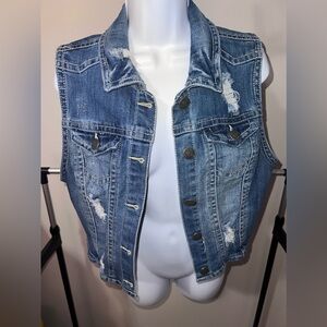 Women's Denim Vest